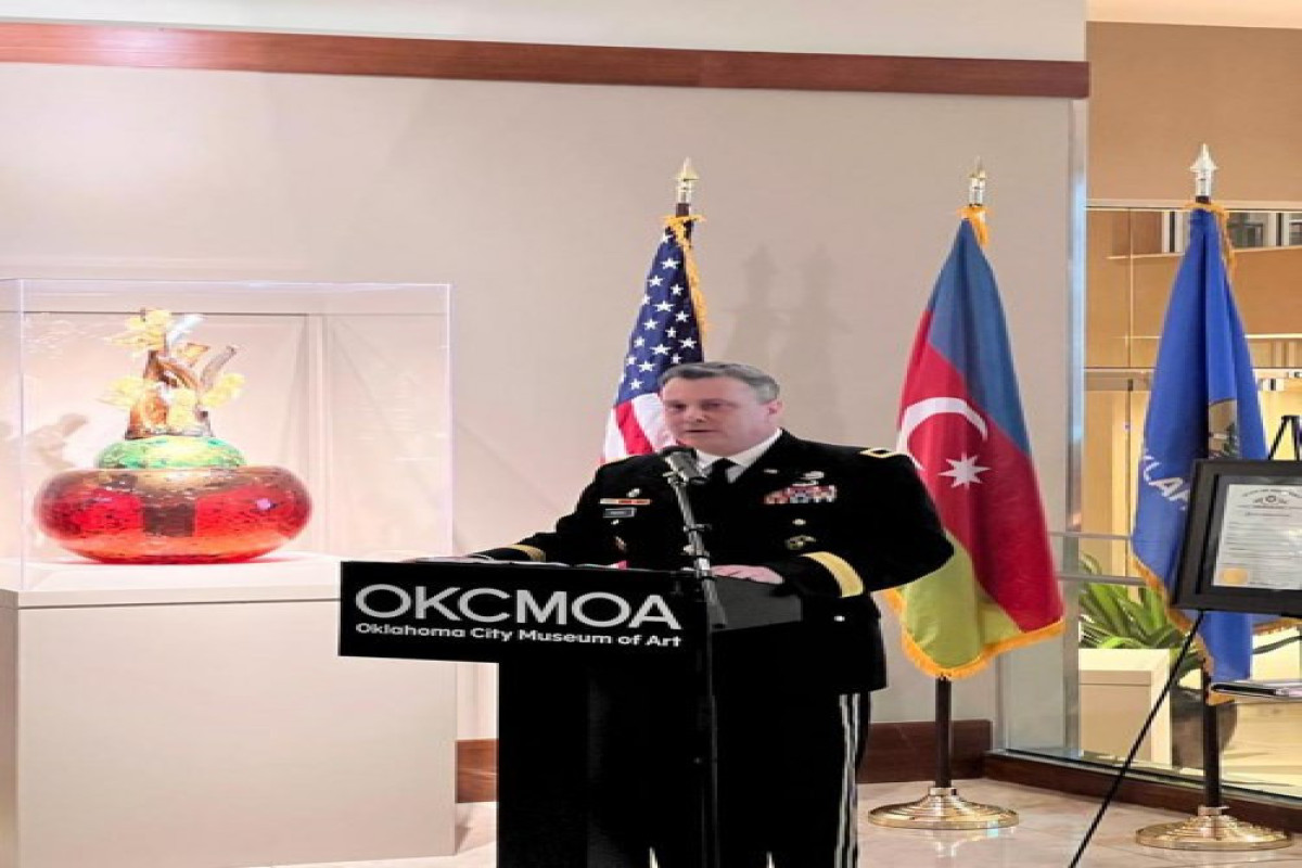 Отмечено 20-летие партнерства между Азербайджанской Армией и Национальной гвардией Оклахомы-ФОТО 