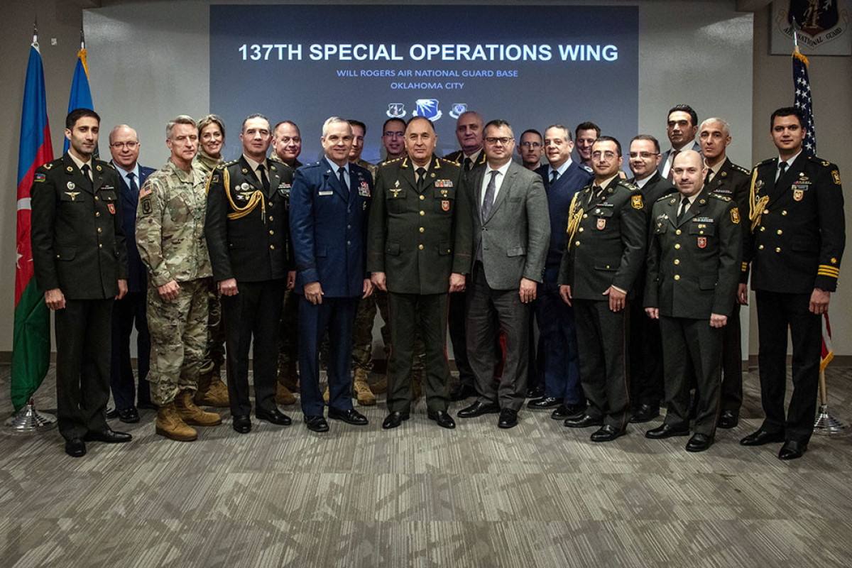 The Chief of the General Staff of the Azerbaijan Army visited the Will Rogers Oklahoma Air National Guard Base-<span class="red_color">PHOTO