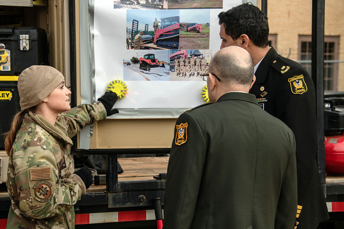 The Chief of the General Staff of the Azerbaijan Army visited the Will Rogers Oklahoma Air National Guard Base-PHOTO 