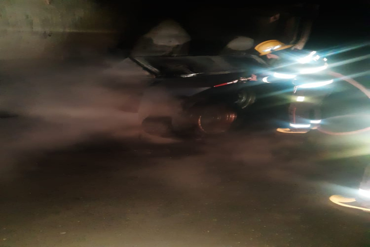 Sabirabadda yük avtomobili yanıb - VİDEO 