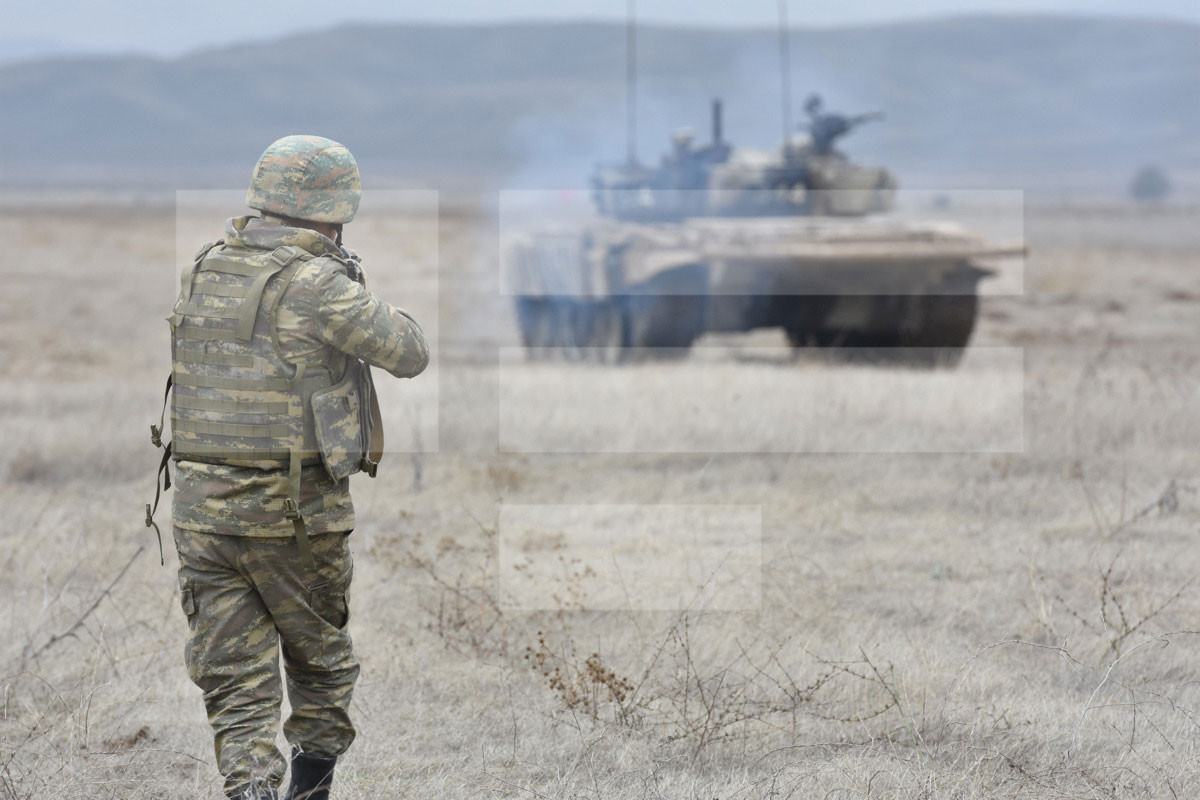 From joint training of Azerbaijani and Turkish servicemen on the border with Iran-PHOTOLENT 