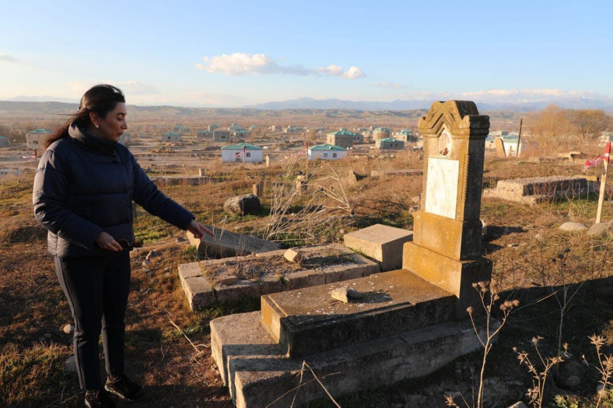Омбудсмен обратилась к международной общественности в связи с разрушением Арменией могил азербайджанцев в Зангилане