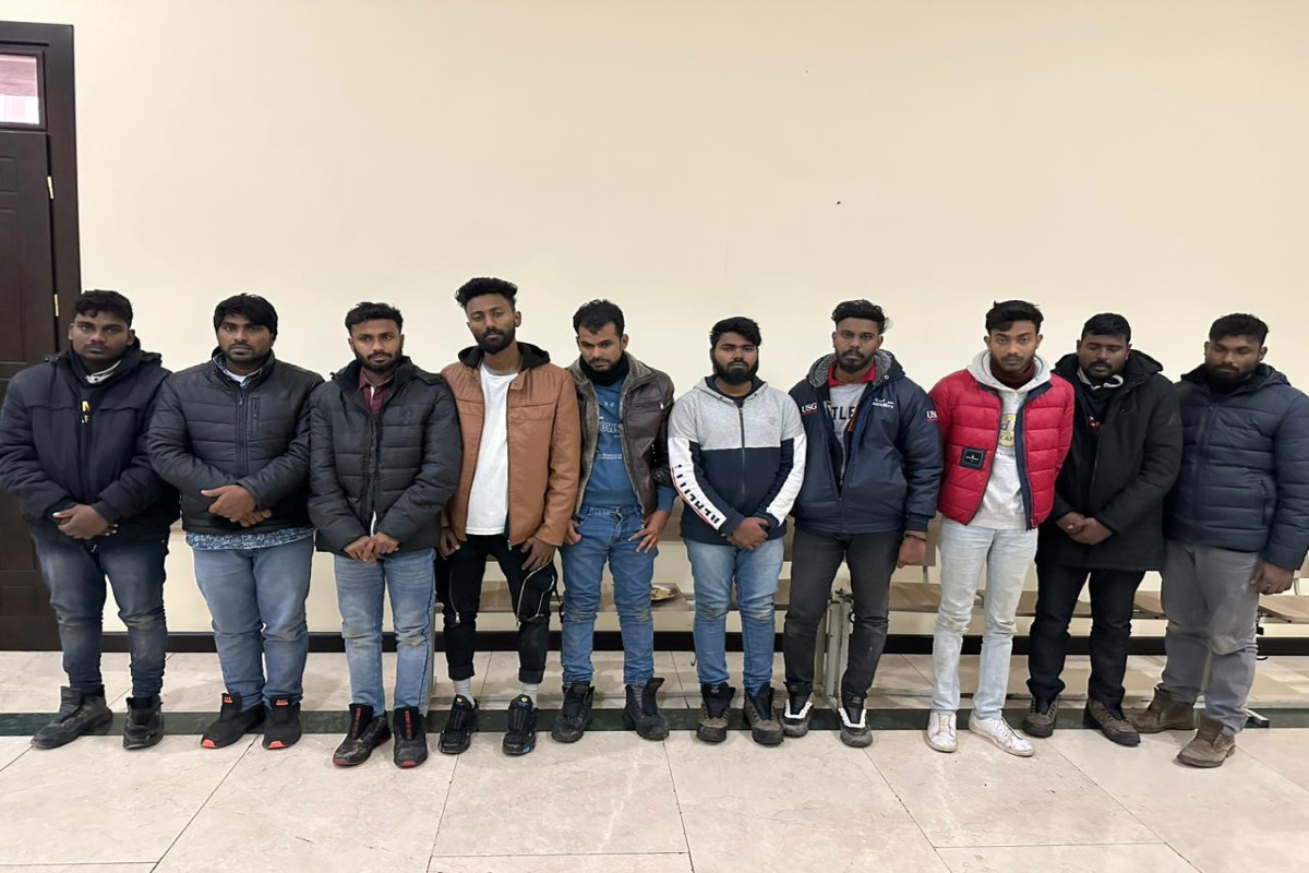 Задержаны 10 граждан Шри-Ланки, пытавшиеся перейти из Азербайджана в Россию