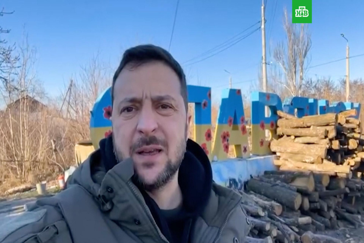 Zelenski Donbassa gedib