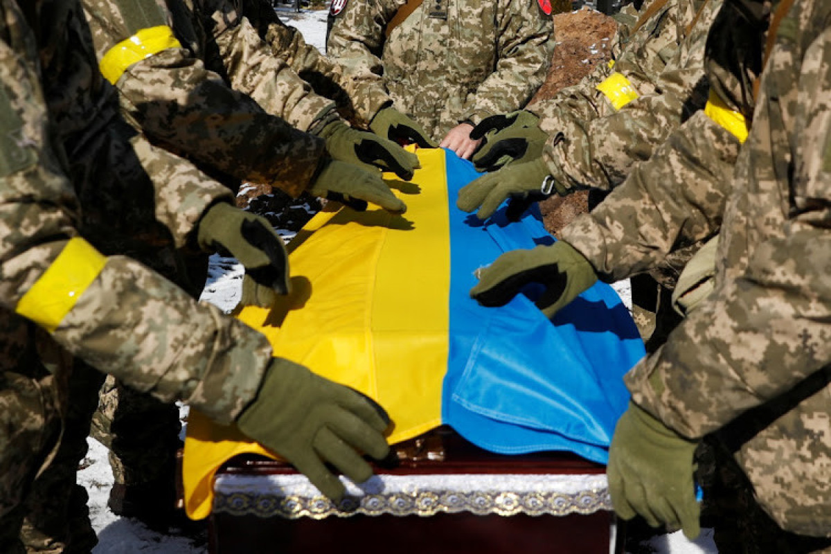 Возвращены тела 49 погибших на войне украинских военнослужащих