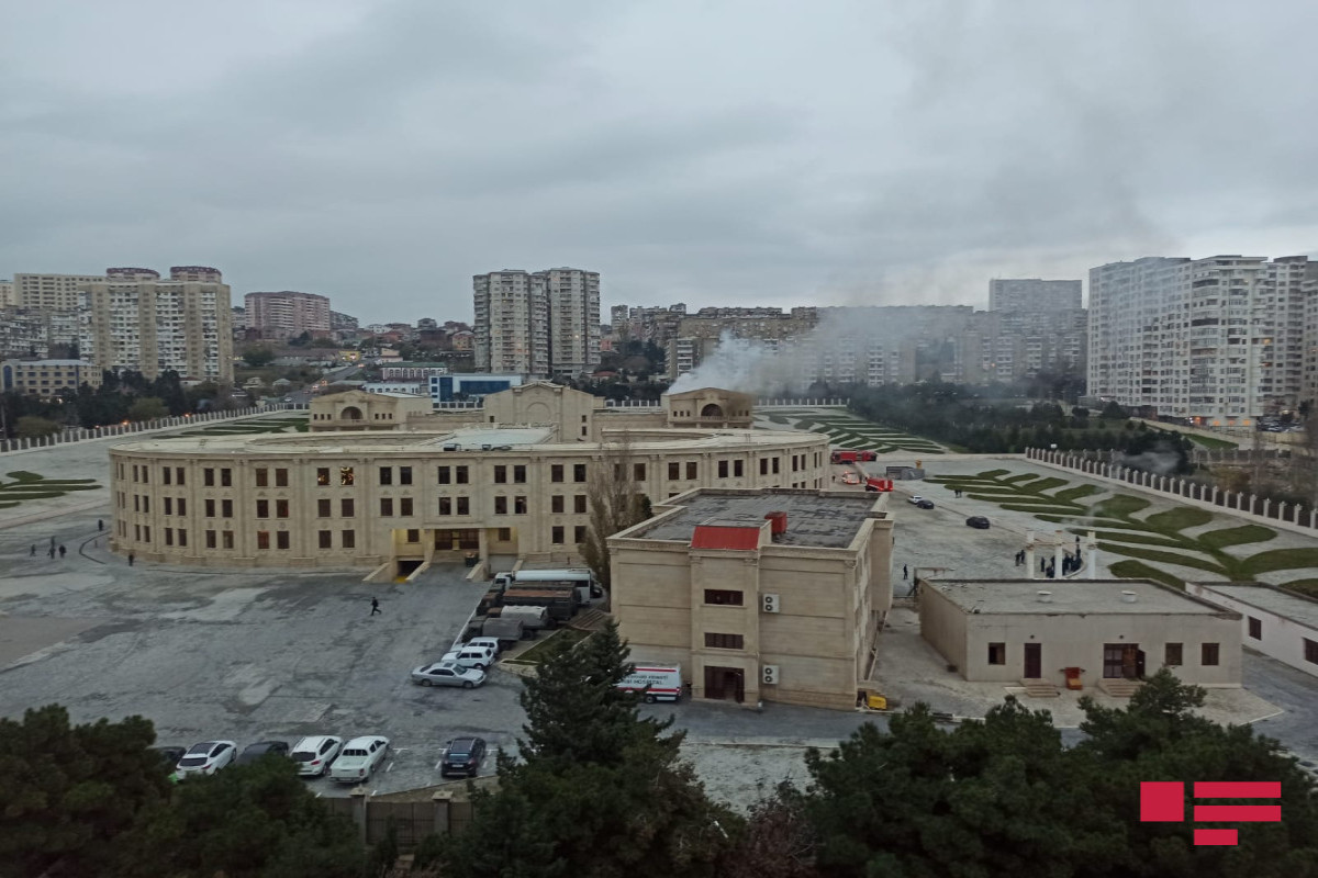 Пожар в Академии ГПС локализован, Эльчин Гулиев прибыл на место происшествия-ОБНОВЛЕНО-3 -ВИДЕО 