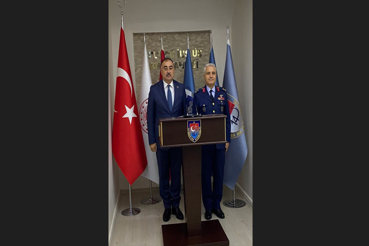 Azerbaijani Ambassador visited the first unmanned aerial vehicle of Turkish Air Force-PHOTO 