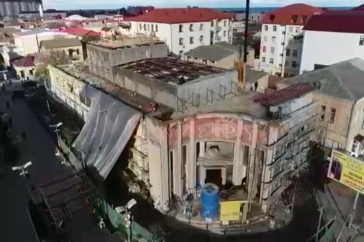 Direktor: Dərbənd Teatrının yeni binasının tikintisi davam edir, gələn il yekunlaşacaq