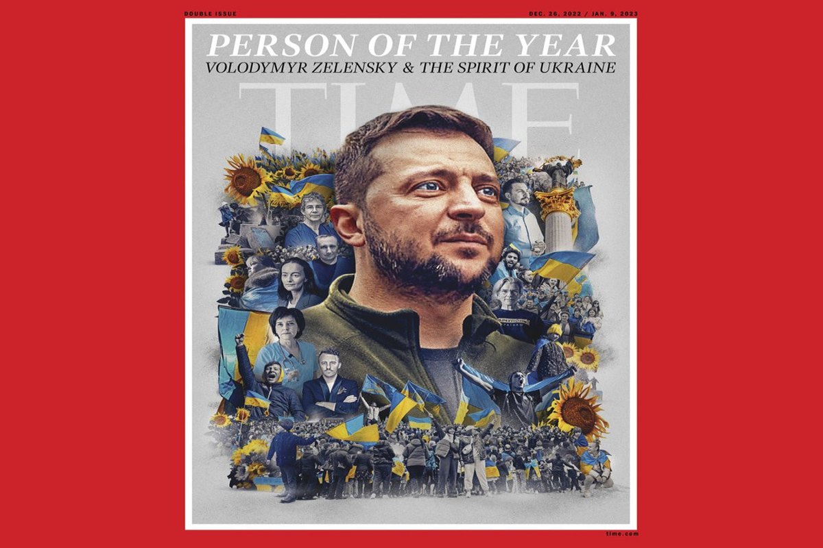 Volodymyr Zelensky is Time Magazine