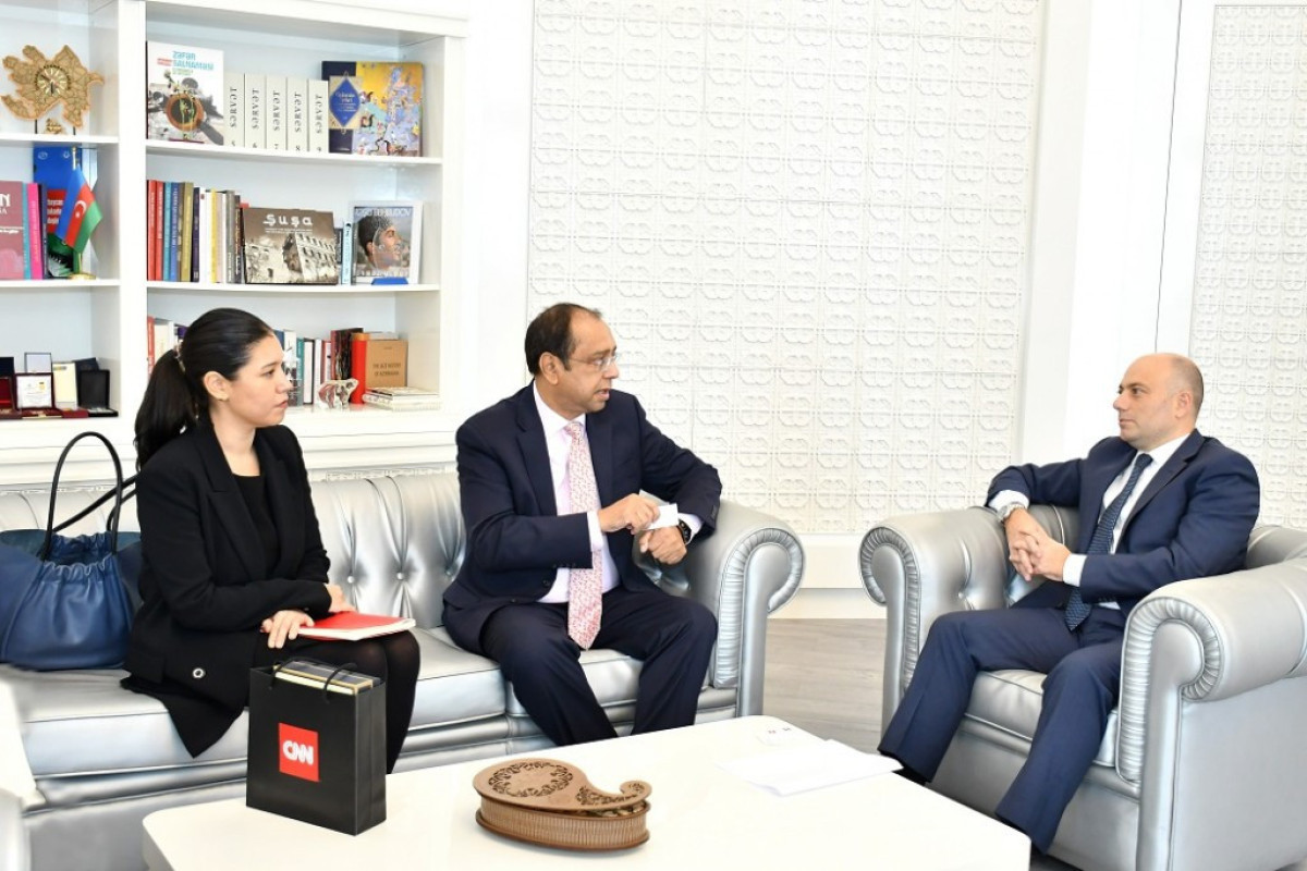 Azerbaijan's Minister of Culture met with CNN representatives
