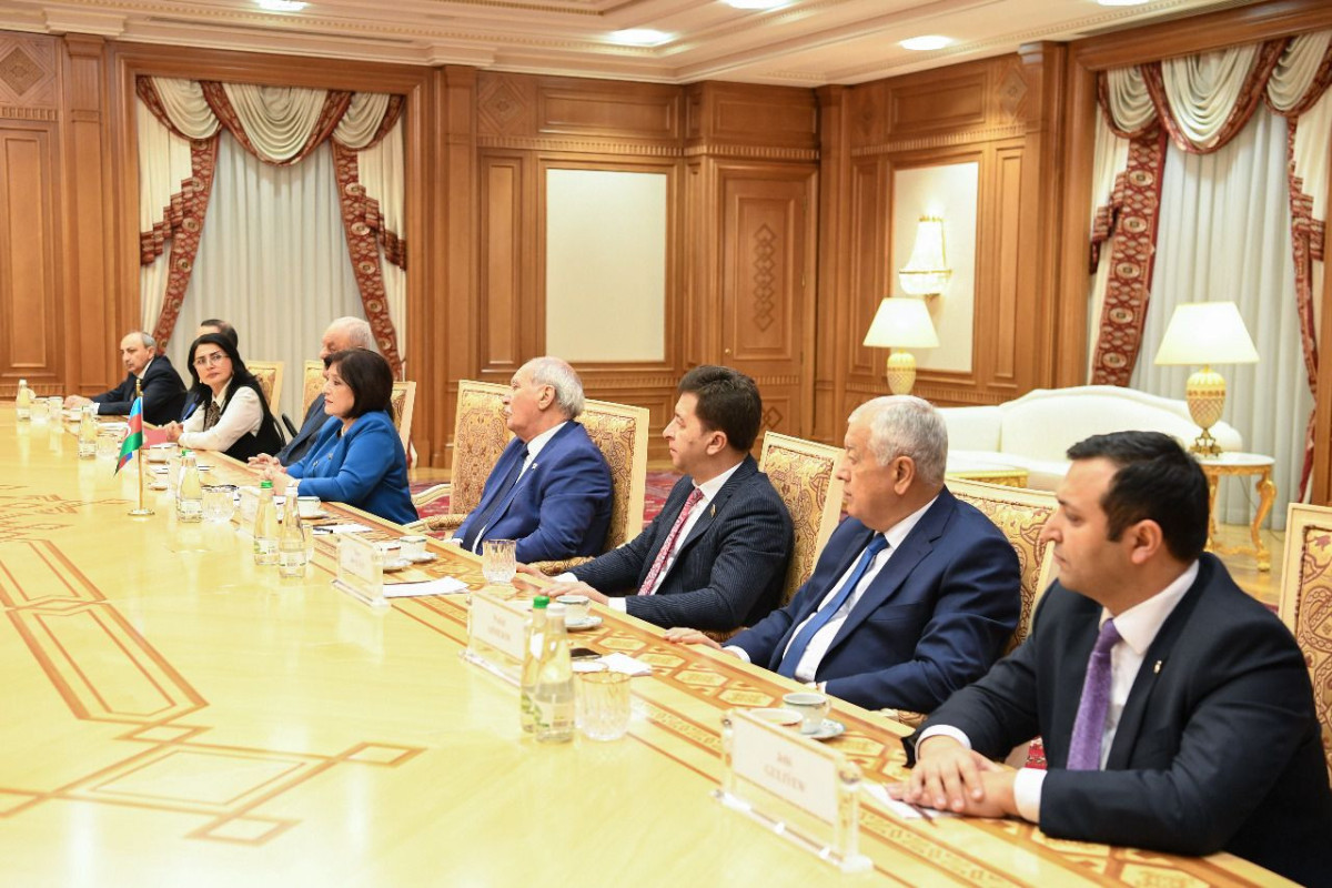 Chair of Milli Majlis Sahiba Gafarova is on visit to Turkmenistan