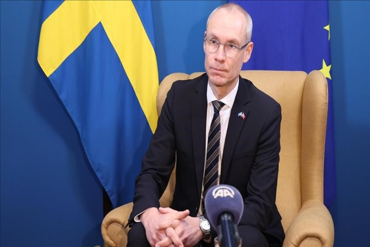 лава делегации Швеции на переговорах по вступлению страны в НАТО Оскар Стенстром