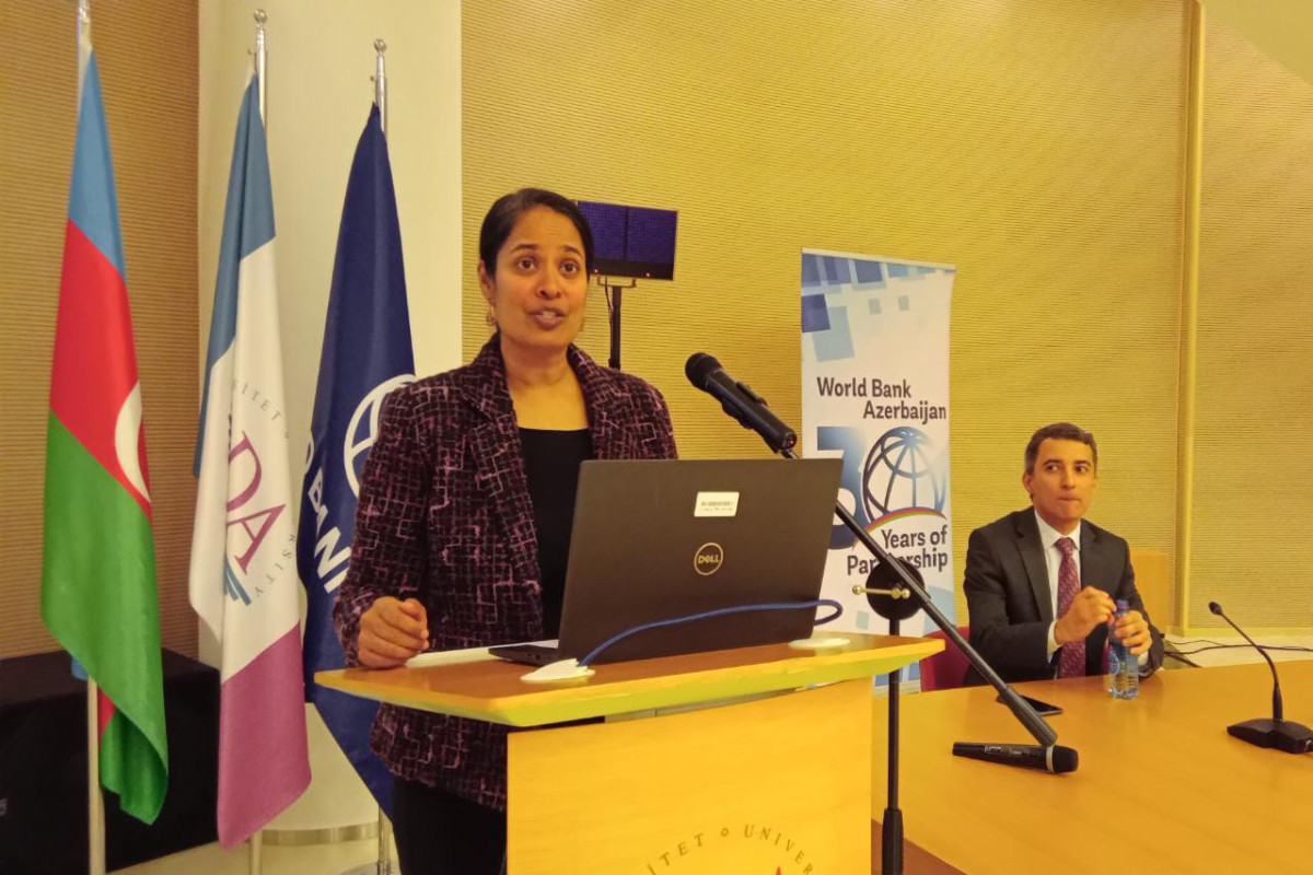 Sarah Michael, World Bank’s Country Manager for Azerbaijan