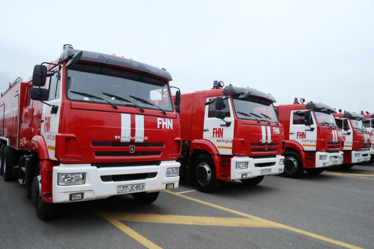 Azerbaijan MES: Fire safety will be ensured in liberated territories with new fire trucks