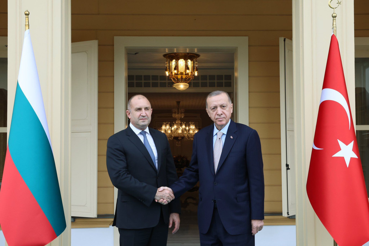 Rumen Radev, Bulgarian President and Turkish President Recep Tayyip Erdogan