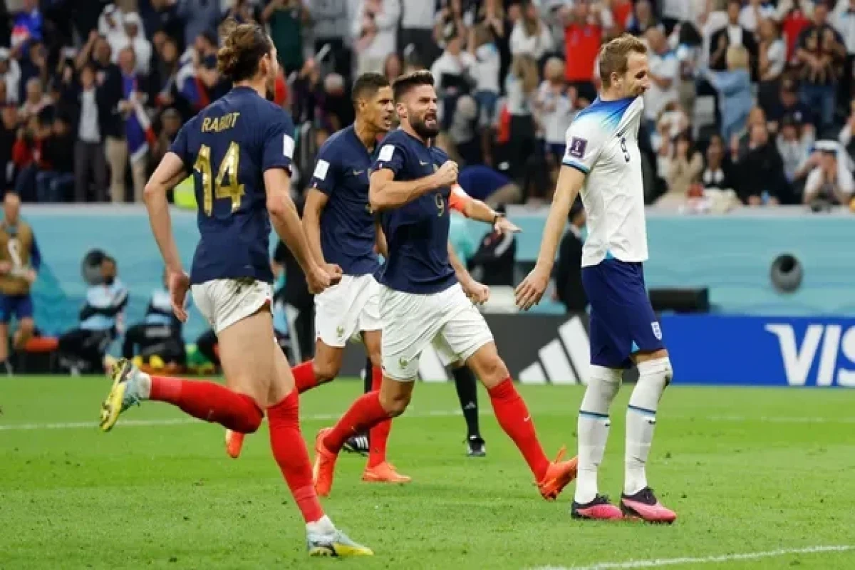 Сборная Франции победила Англию в четвертьфинале чемпионата мира