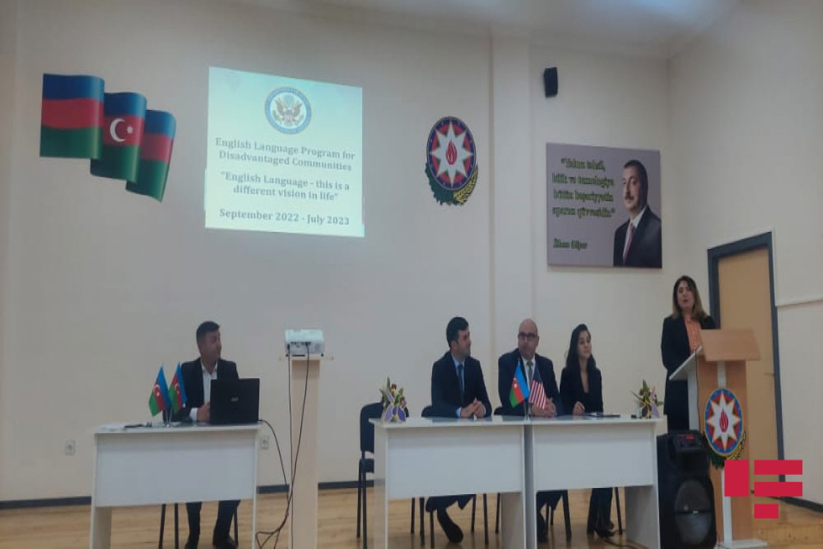 Gəncədə ABŞ səfirliyinin dəstəyi ilə ingilis dili proqramının açılışı olub - FOTO 