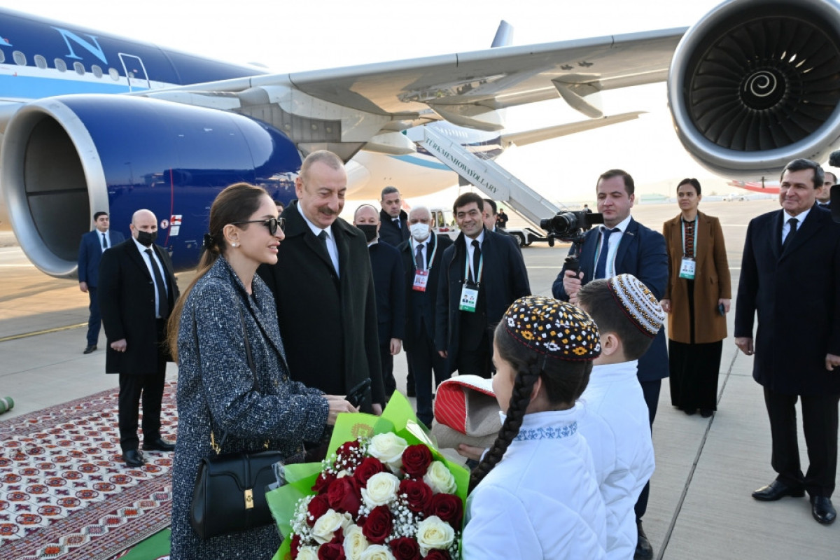 Prezident İlham Əliyev Türkmənistana işgüzar səfərə gedib