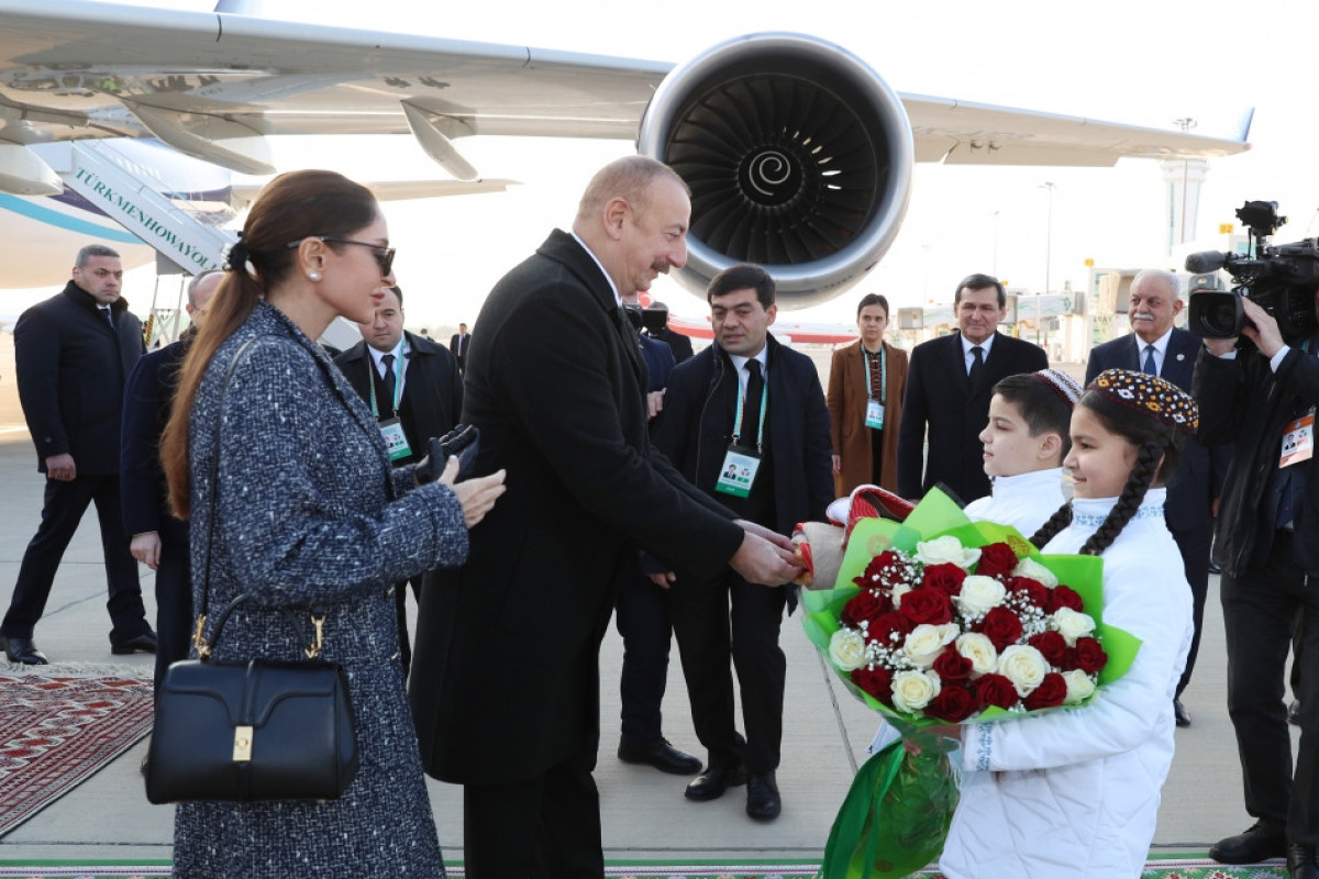 Prezident İlham Əliyev Türkmənistana işgüzar səfərə gedib