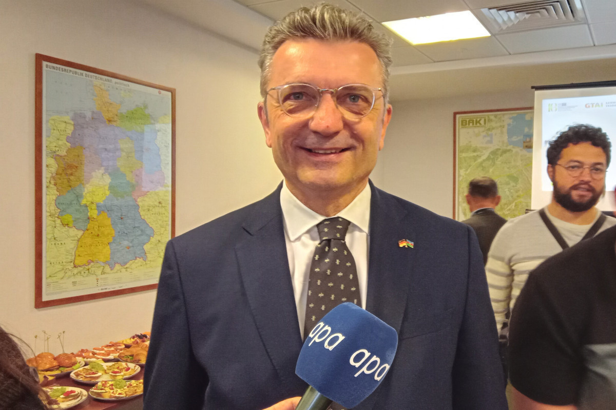 Almaniya səfiri: Artıq Orta Dəhliz meydana çıxıb və Azərbaycanın burada vacib rolu var