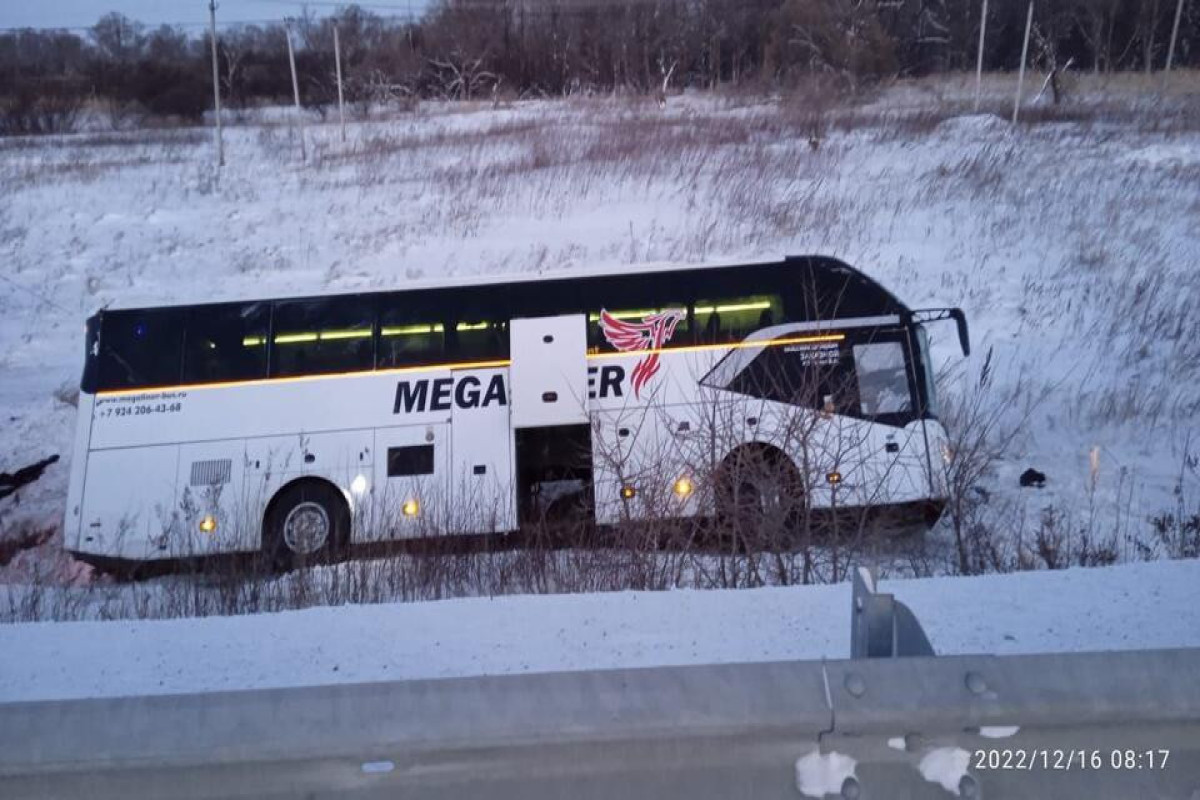 Rusiyada avtobus qəzasında 6 nəfər ölüb