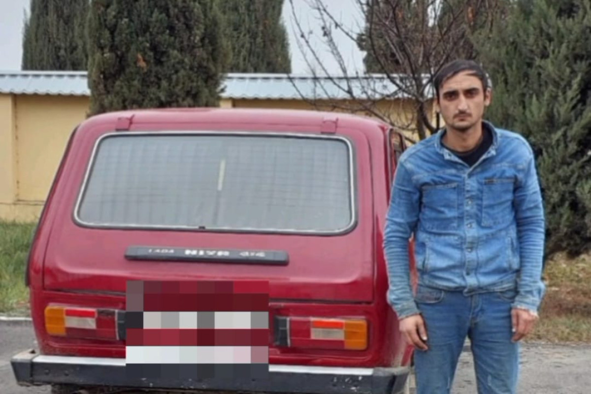 Maşını ilə Füzuliyə icazəsiz gedən şəxs həbs olunub - FOTO 