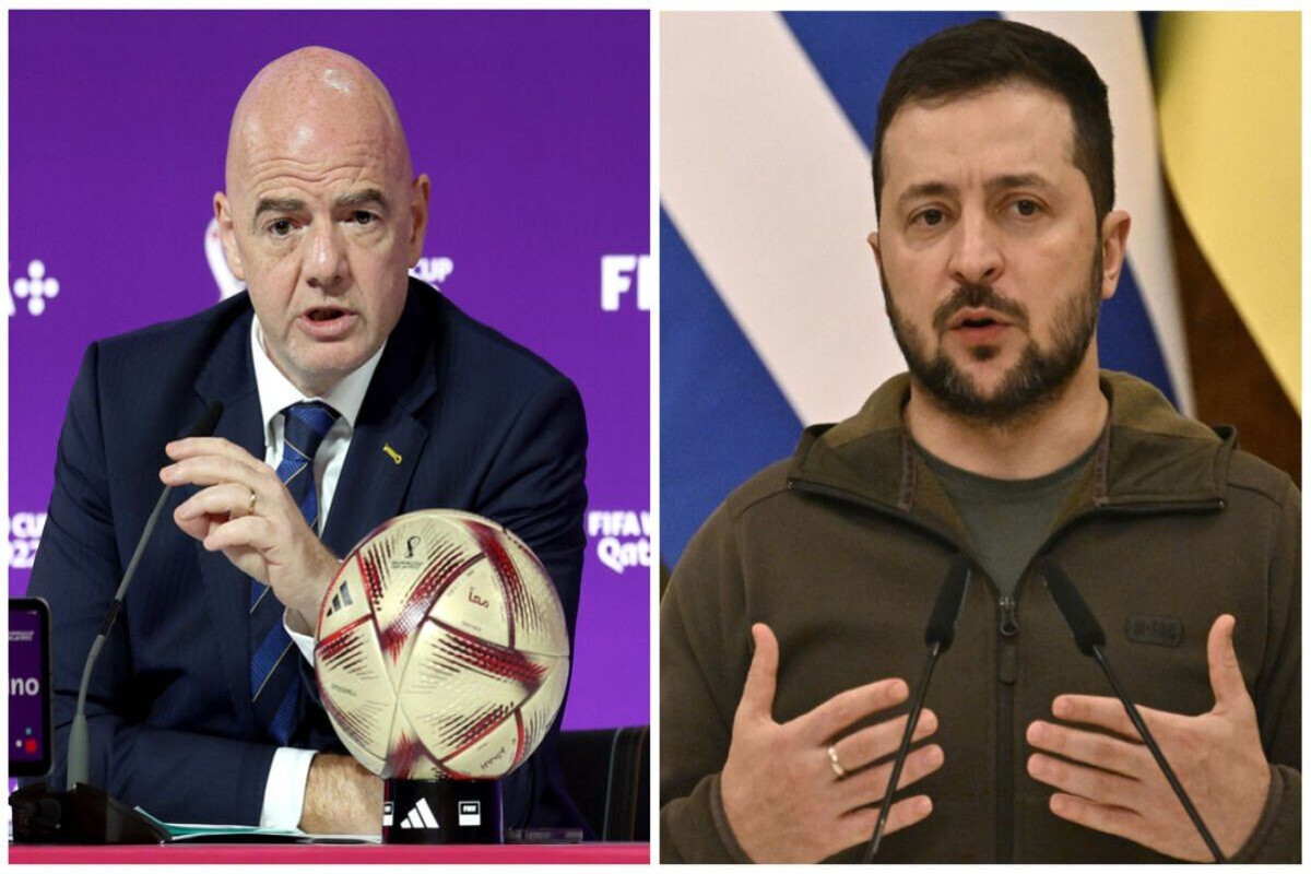 FİFA Zelenskinin DÇ-nın final matçında çıxış etmək istəyini rədd edib