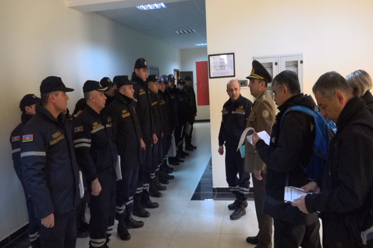 AFAD nümayəndələrinin iştirakı ilə FHN-in Beynəlxalq Axtarış-xilasetmə Dəstəsinin təlimi keçirilib