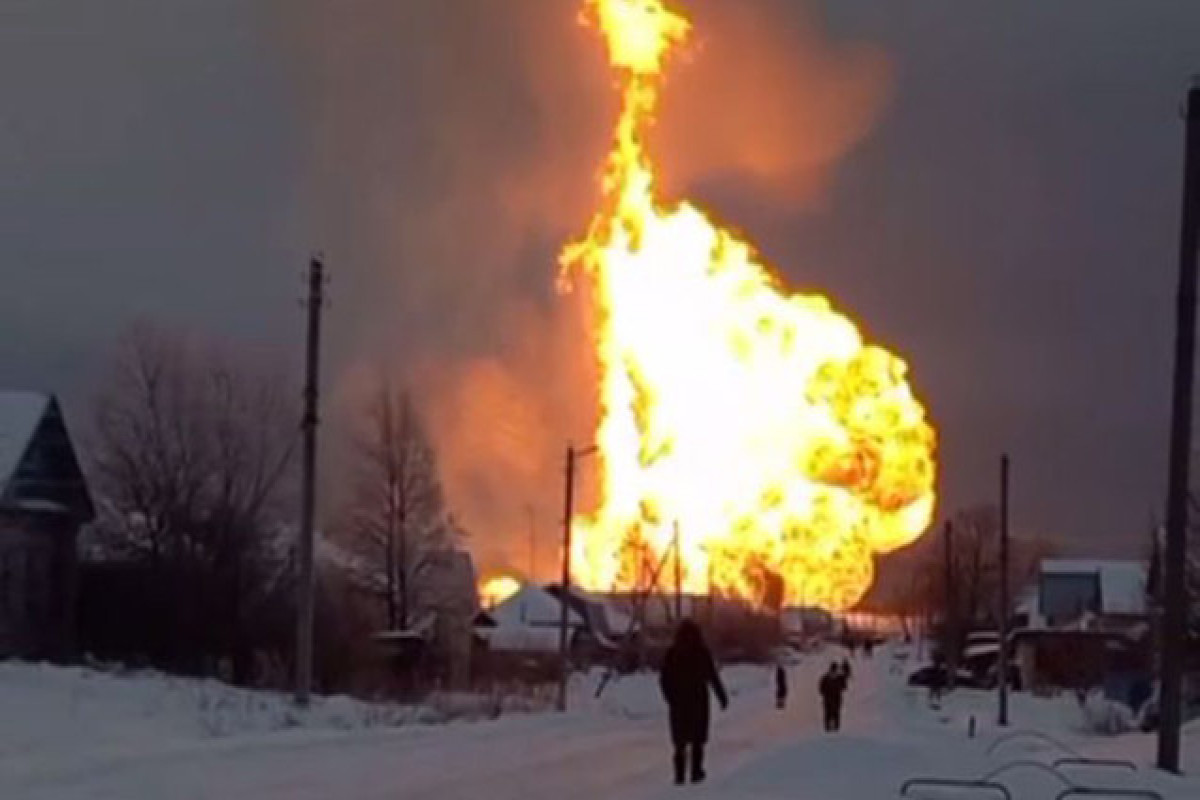 gas line explosion video