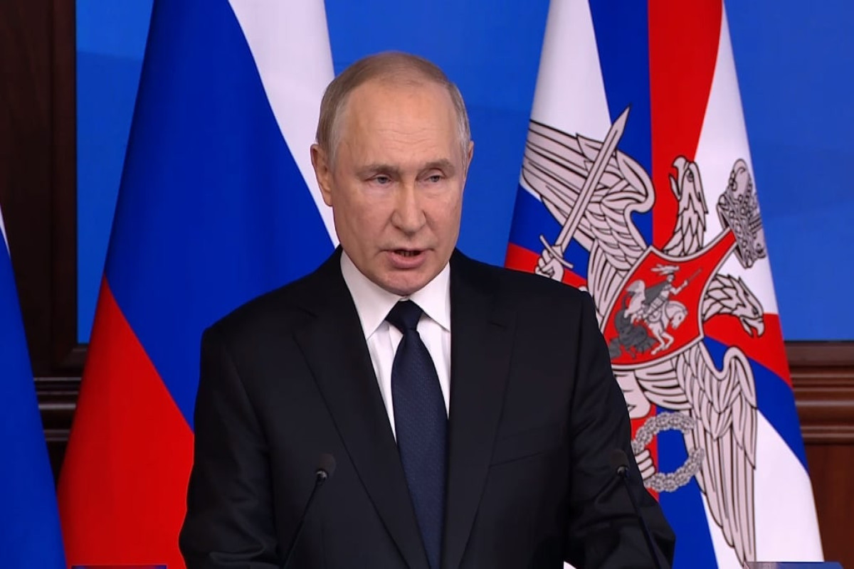 Putin ordunun maliyyələşməsi üçün heç bir məhdudiyyət olmadığını deyib