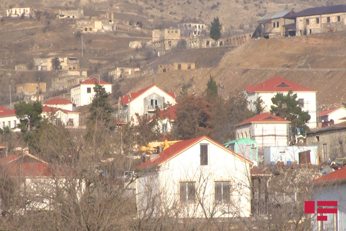 Construction of houses in liberated Talish village of Azerbaijan almost done-PHOTO 