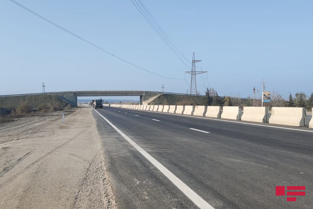 Bakı-Quba-Rusiya yolunun 64 kilometrlik hissəsi istifadəyə verilib - FOTO 