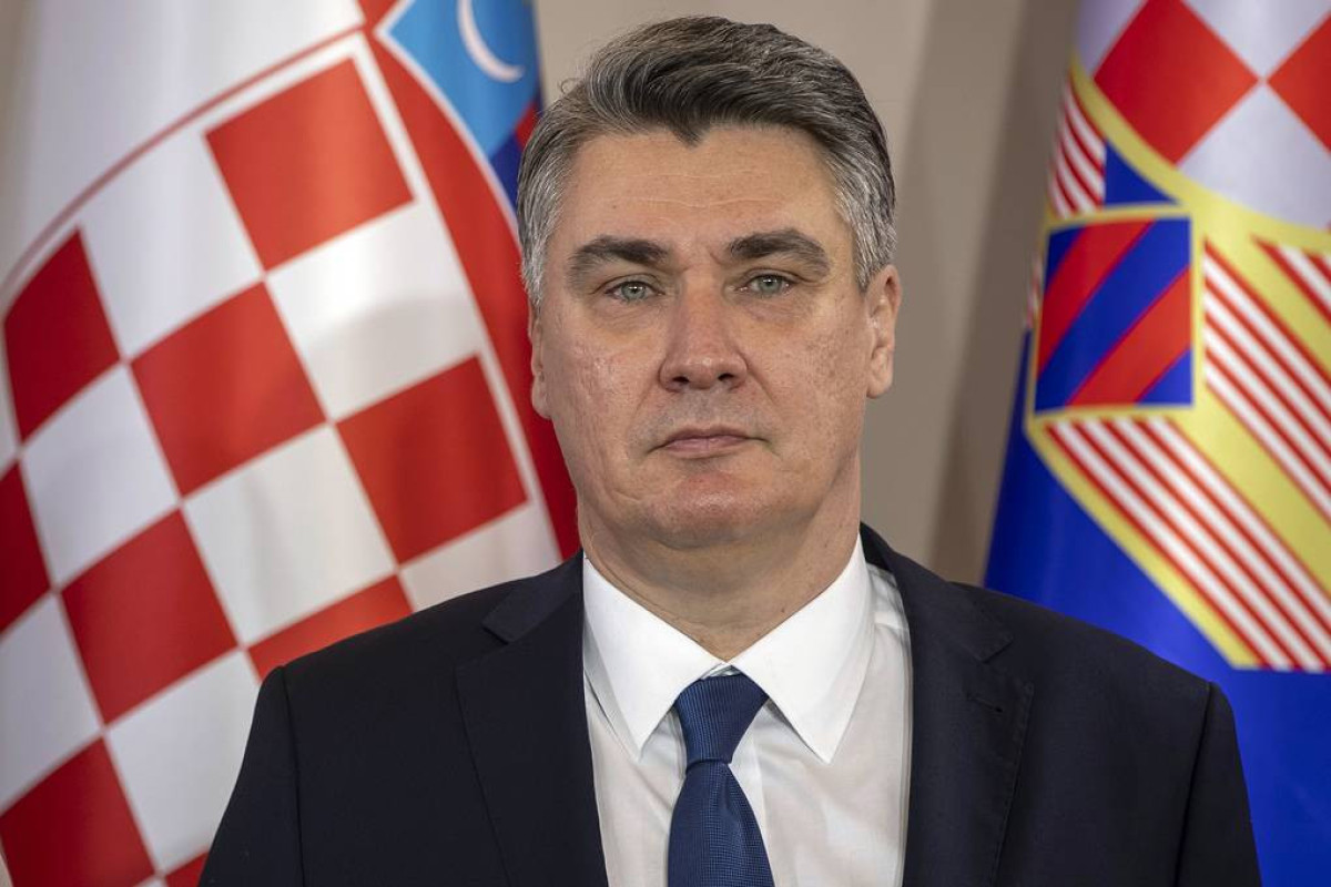 Xorvatiya Prezidenti Azərbaycan dövlət başçısını təbrik edib