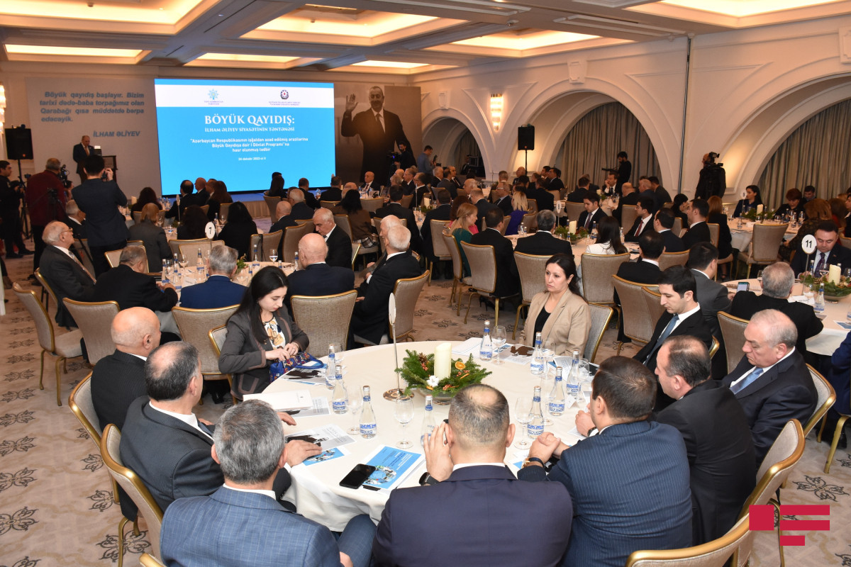 “Böyük Qayıdış: İlham Əliyevin siyasətinin təntənəsi” adlı konfrans keçirilib - FOTO 