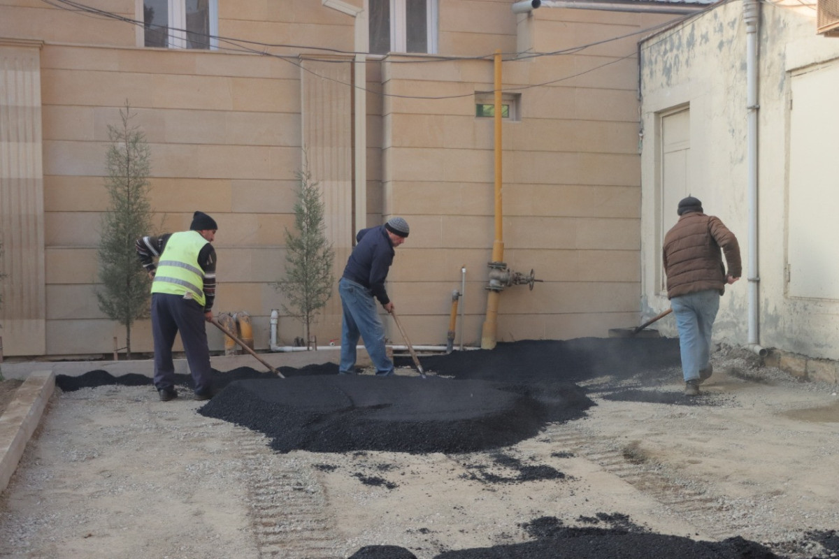 Gəncədə “Abad məhəllə" layihəsi çərçivəsində növbəti işlər həyata keçirilir