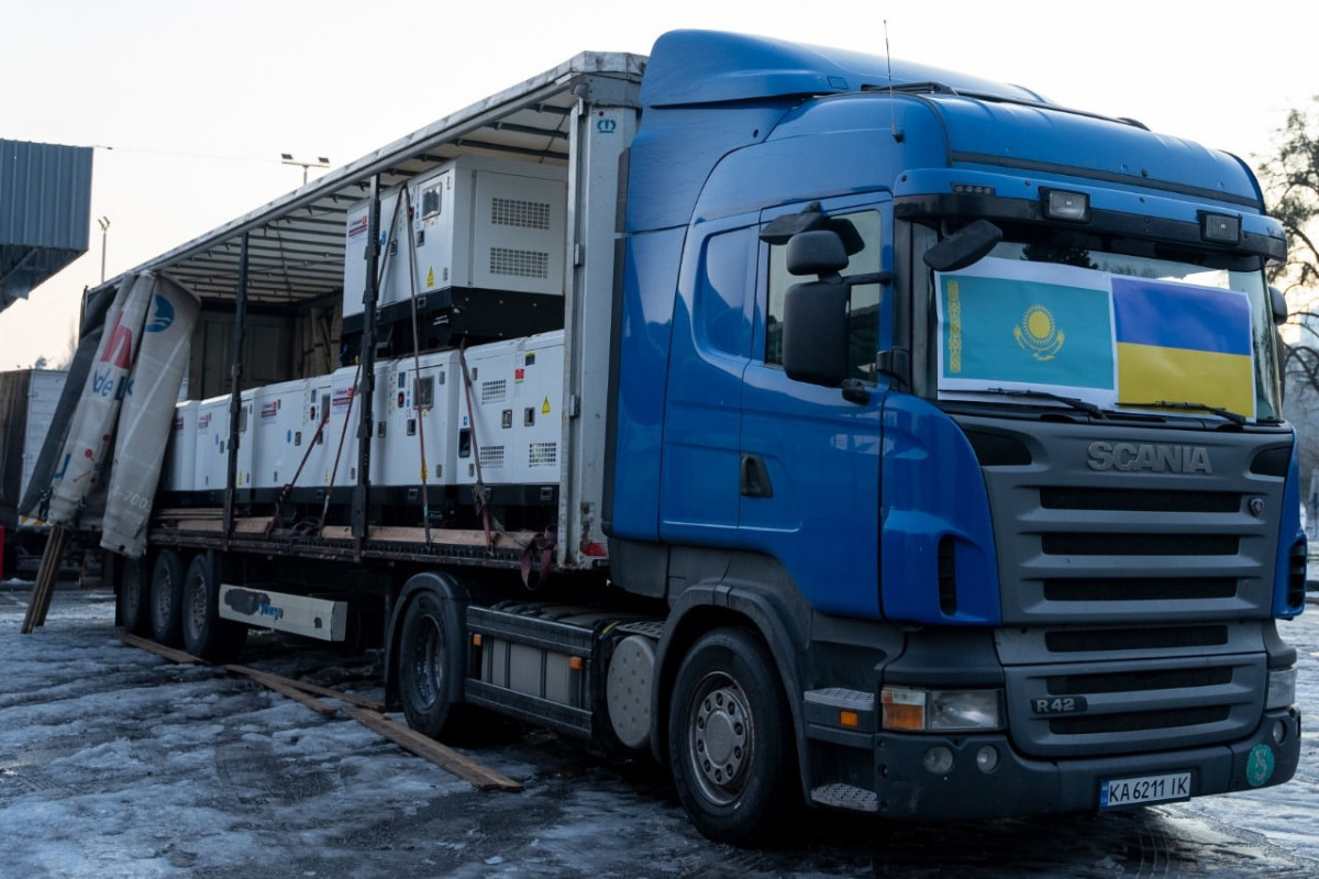 Qazaxıstan Ukraynaya 41 generator göndərib