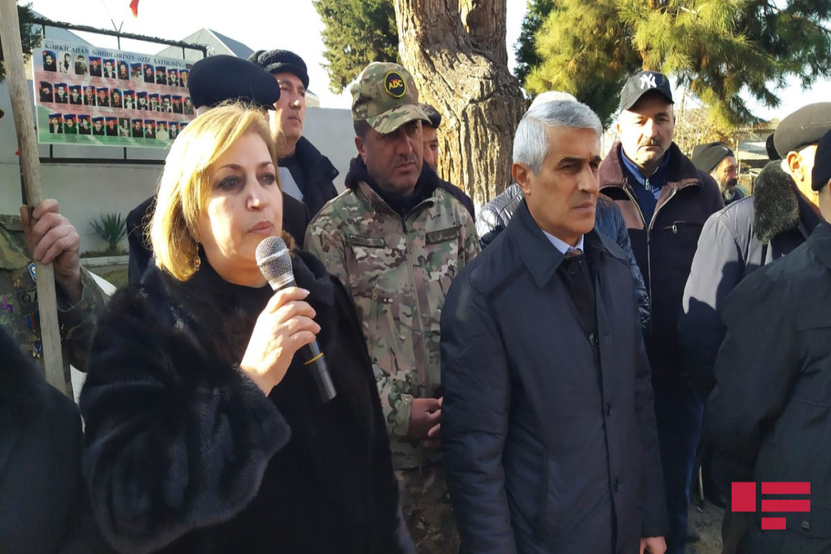 Gəncədə Kərkicahan şəhidlərini anım tədbiri keçirilib - FOTO 