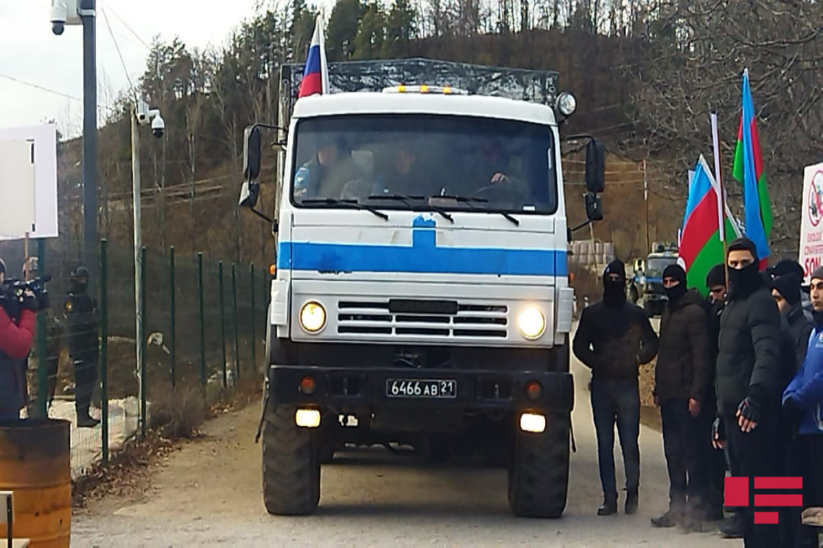Laçın yolunda aksiya keçirilən yerdən RSK-nın 4 minik, 1 təminat maşını maneəsiz keçib  - VİDEO  - YENİLƏNİB 