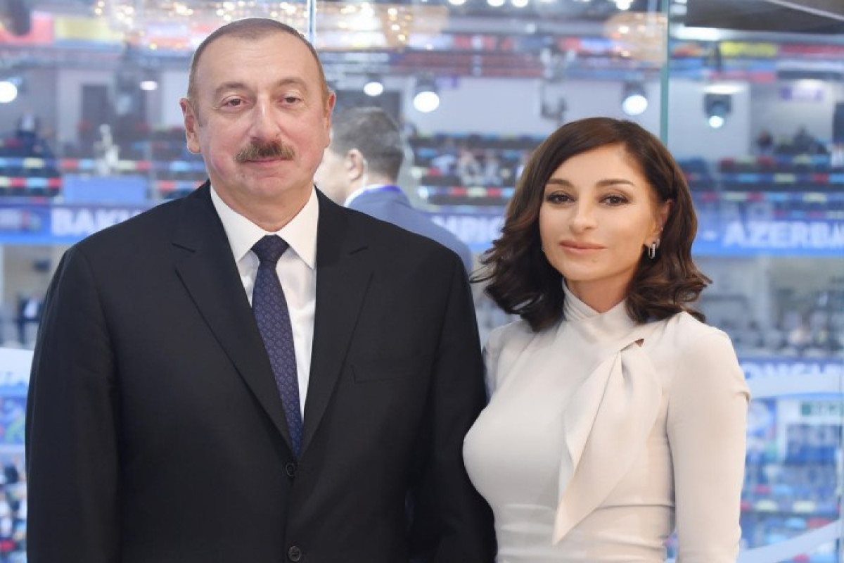 Ilham Aliyev, President of Azerbaijan and Mehriban Aliyeva, First Vice -President of Azerbaijan