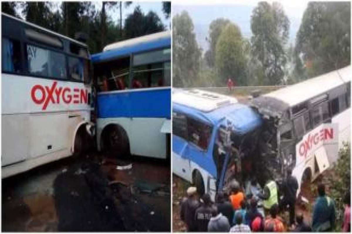 Collision between 2 buses in western Uganda kills 6 people, injures about 40 - Police