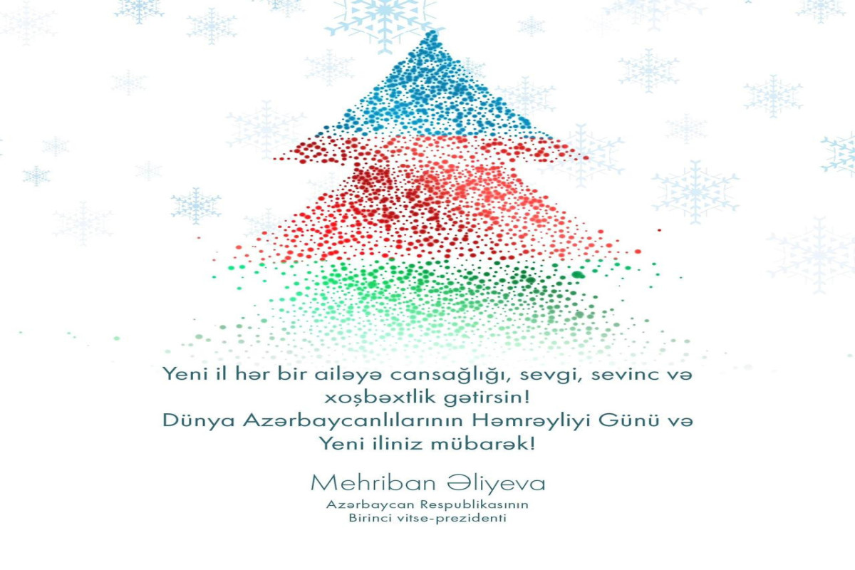 Первый вице-президент поделилась публикацией в связи с Днем солидарности азербайджанцев мира