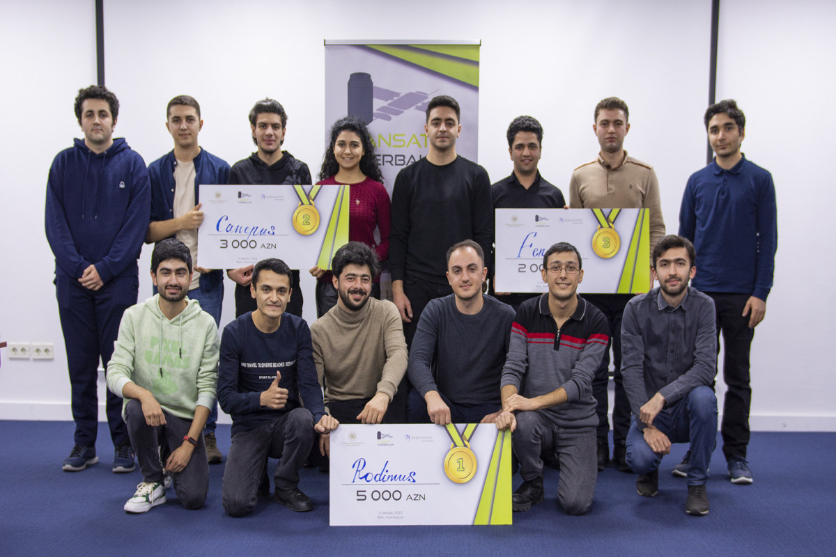 “CanSat Azərbaycan 2020” müsabiqəsinin qalibləri mükafatlandırılıb - FOTO 