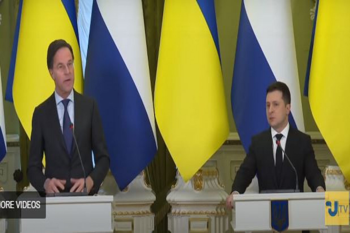 Mark Rutte, Vladimir Zelenski