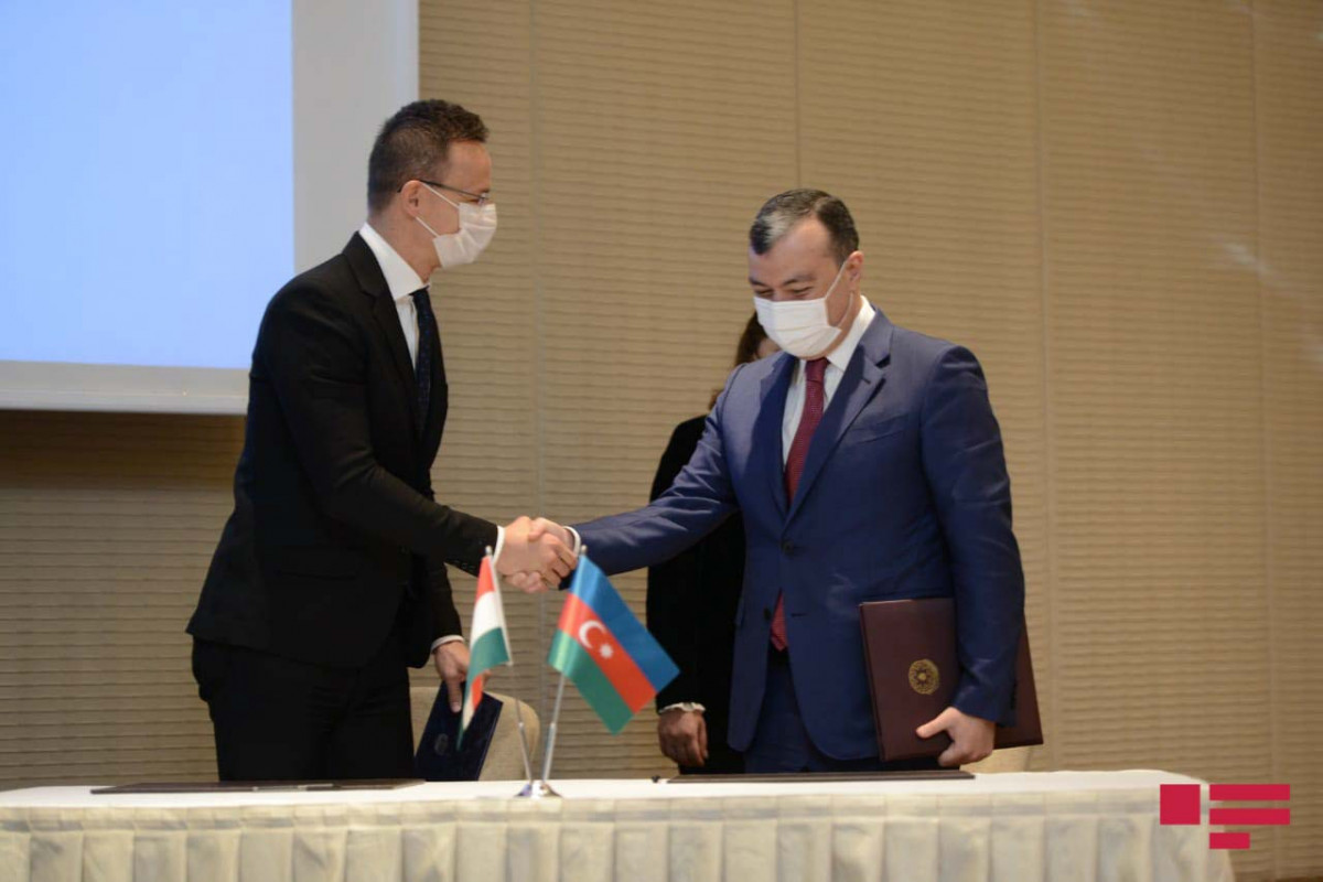 Azərbaycanla Macarıstan arasında sənədlər imzalanıb - FOTO 