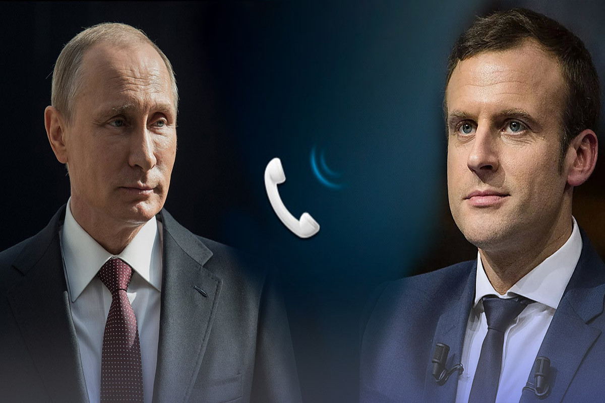 Rusiya və Fransa liderləri arasında telefon danışığı olub