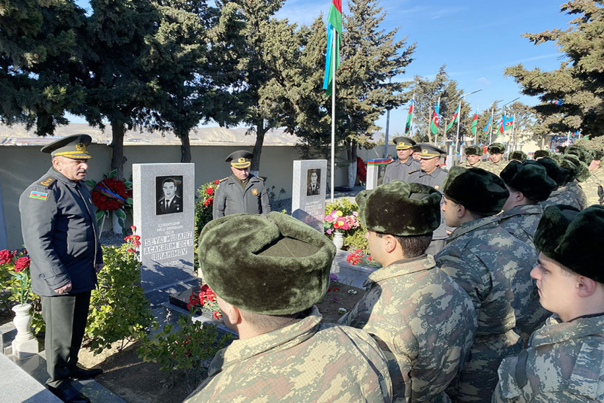 Milli Qəhrəman Mübariz İbrahimovun xatirəsi anılıb - FOTO 