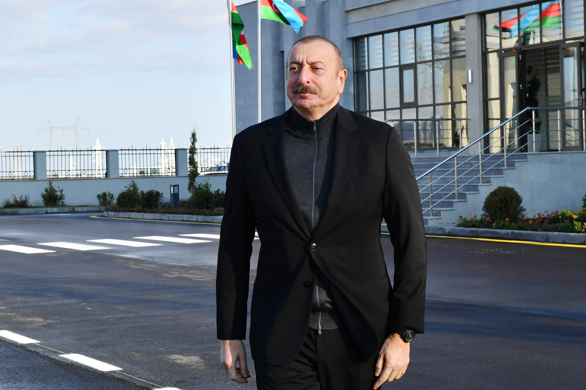 Prezident “Yaşma” qovşaq yarımstansiyasının açılışında iştirak edib