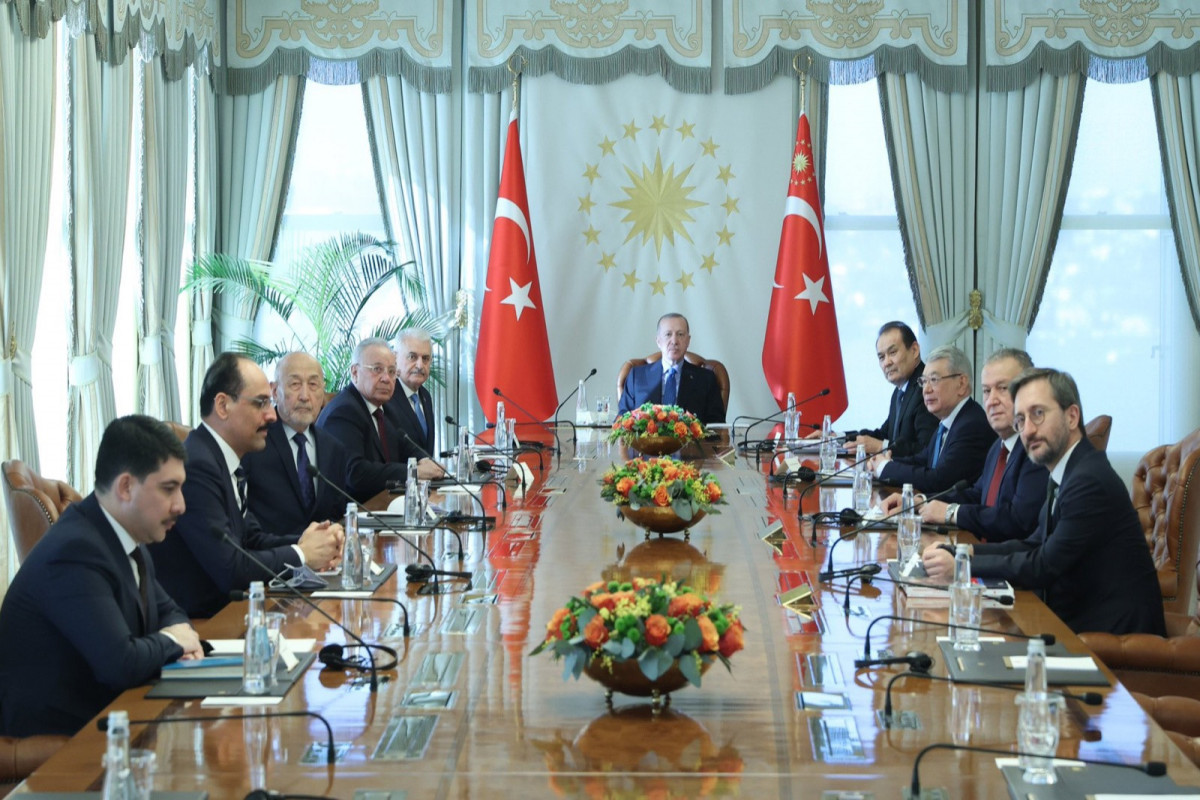 Ərdoğan TDT Ağsaqqallar Şurasının üzvlərini qəbul edib