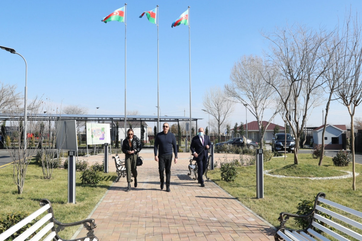 Prezident xüsusi nümayəndəliyin qərargahında yaradılan şəraitlə tanış olub