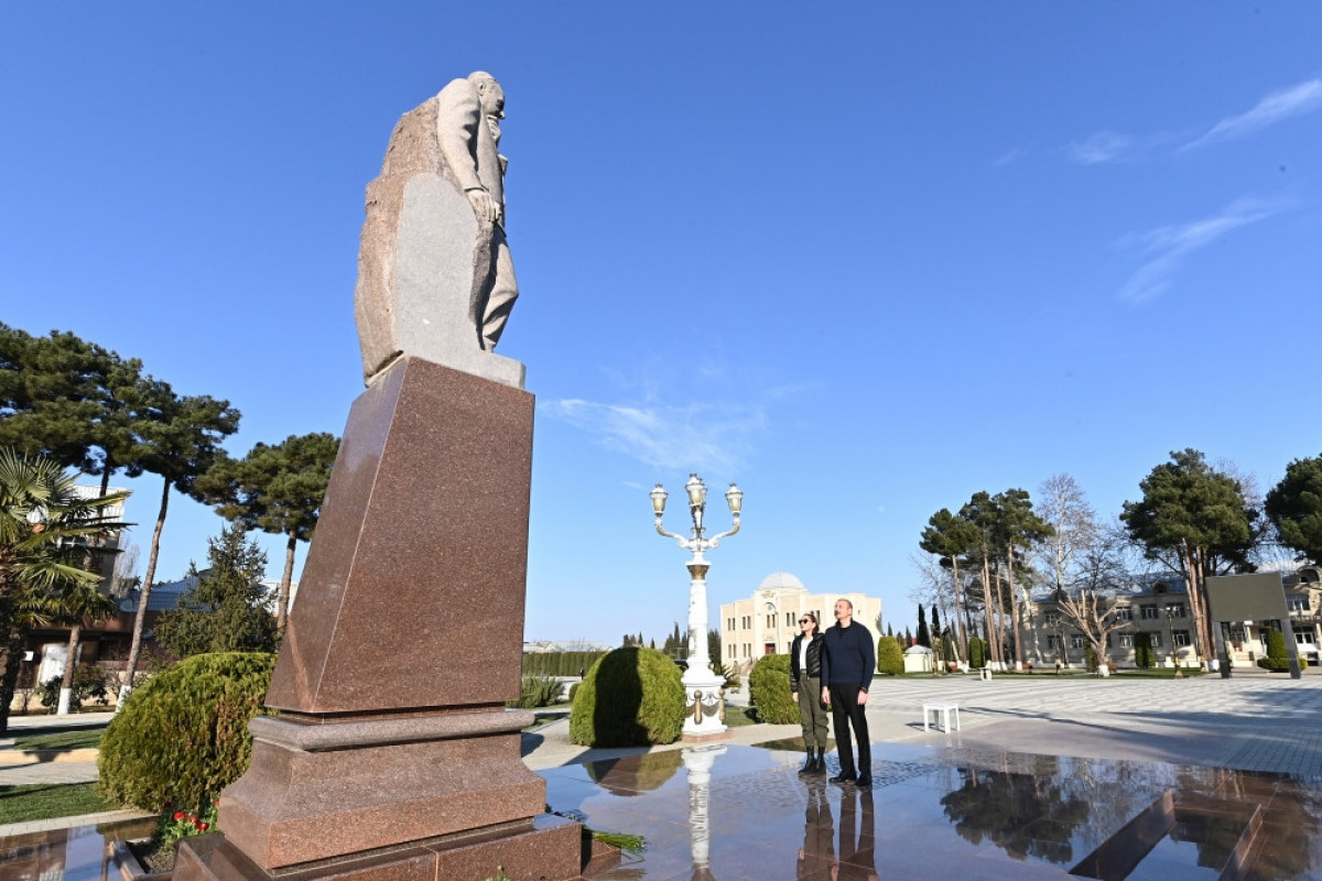 Prezident İlham Əliyev və Mehriban Əliyeva Ağcabədi rayonunda olub